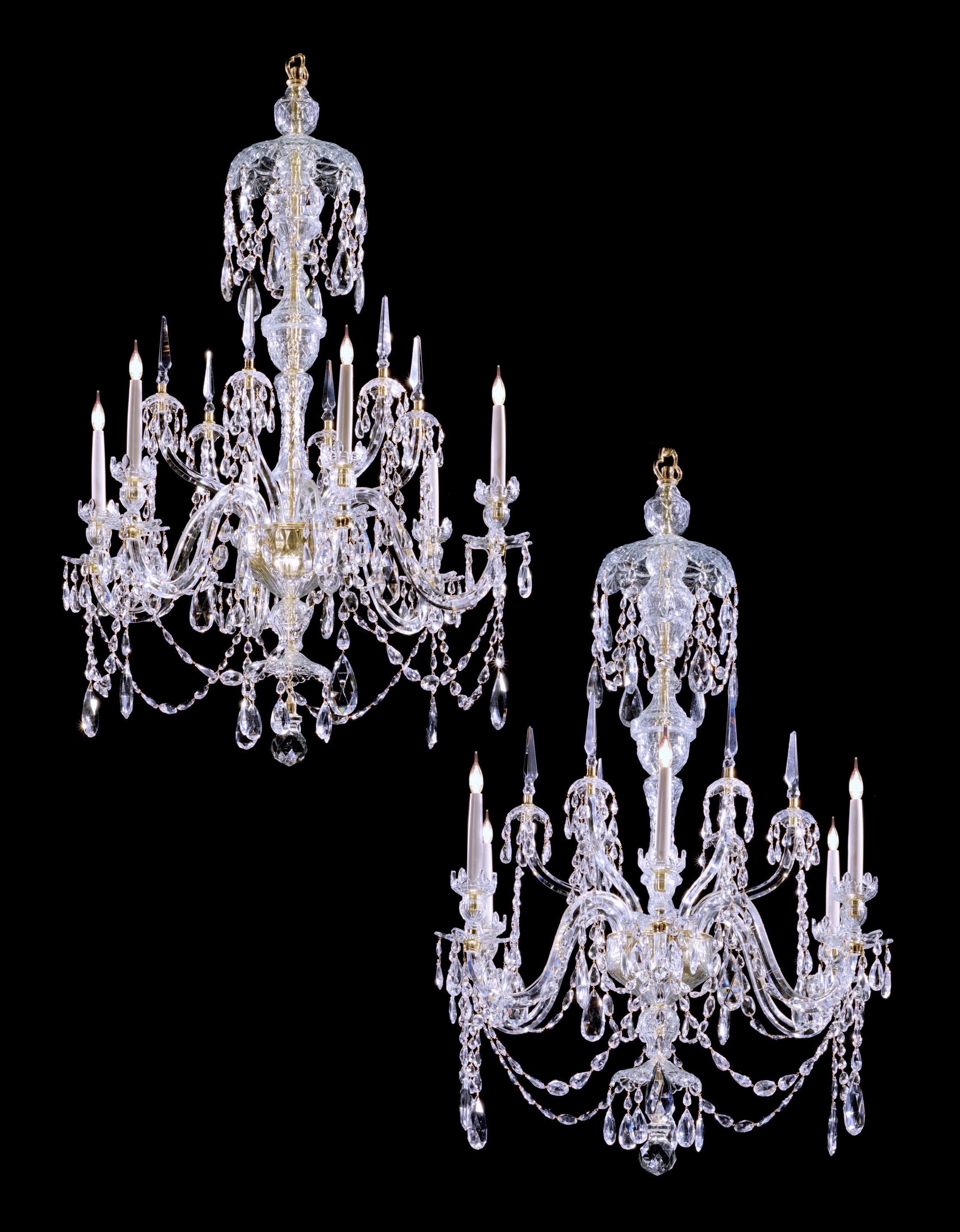 A Pair of Adam Style Chandeliers (4460141) For Sale