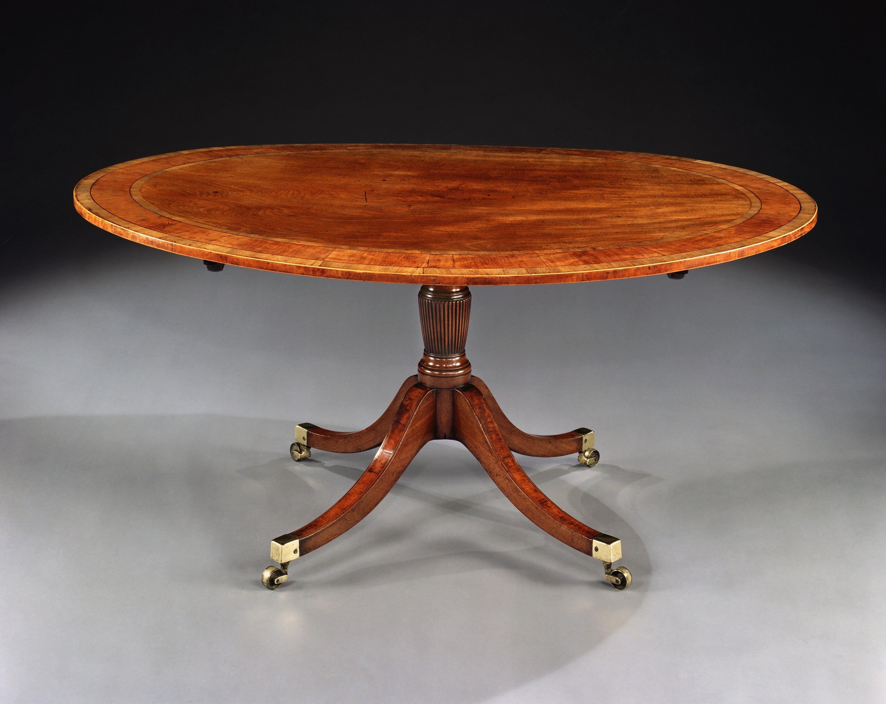 A George III Mahogany Oval Breakfast Table (4487711) For Sale