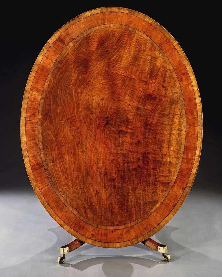 English A George III Mahogany Oval Breakfast Table (4487711) For Sale