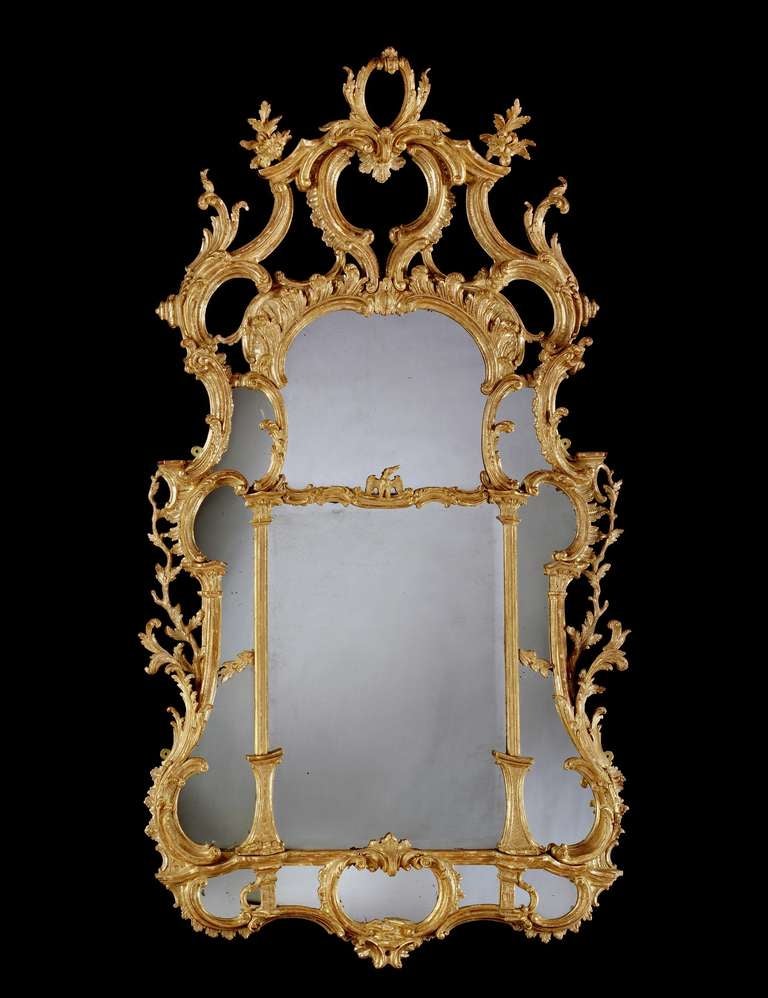 A Pair of George III Giltwood Mirrors (4420911) In Excellent Condition For Sale In London, GB