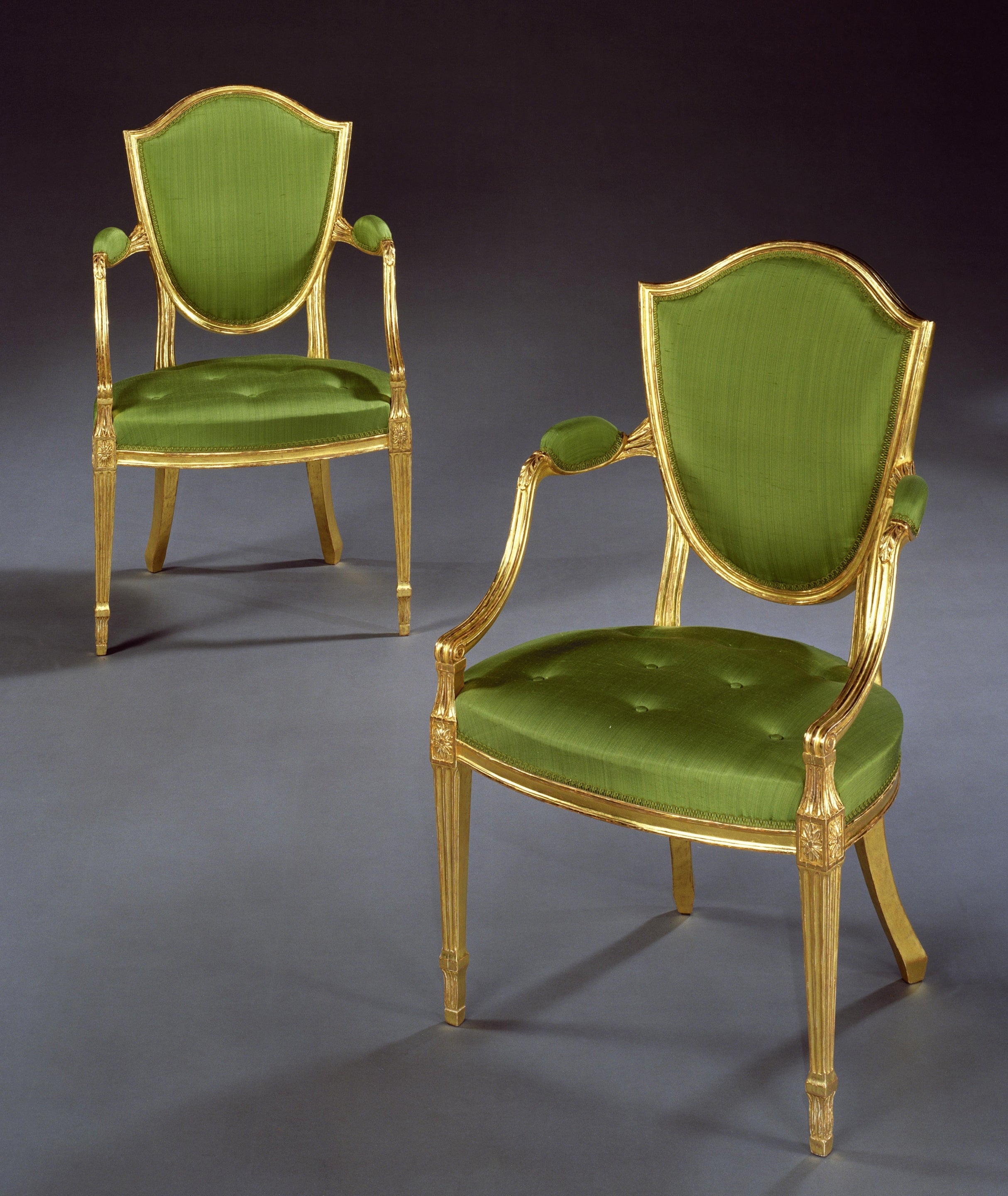 A Pair of George III Giltwood Armchairs (445759) For Sale