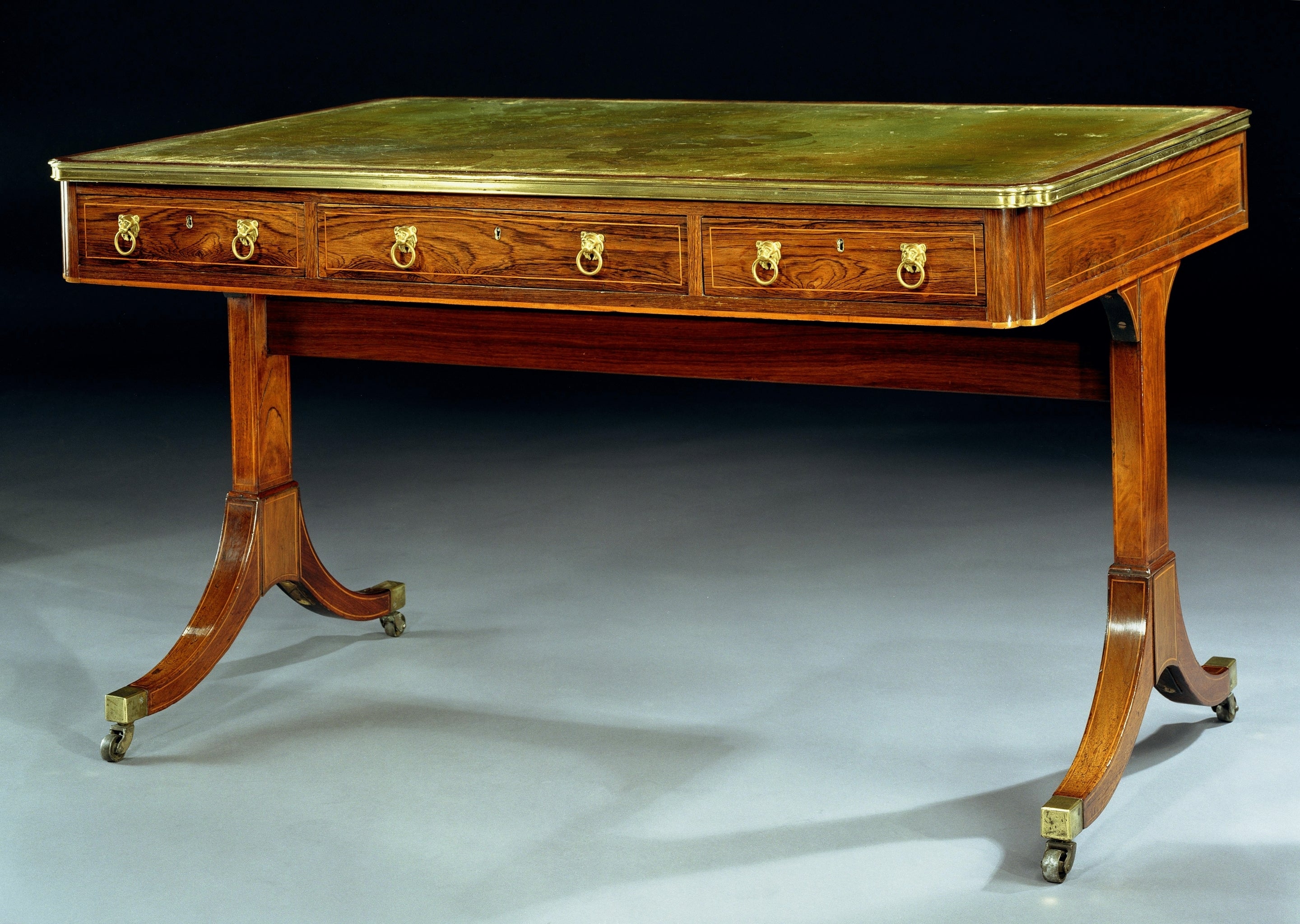 A Regency Ormolu Mounted Rosewood Writing Table (4451401) For Sale