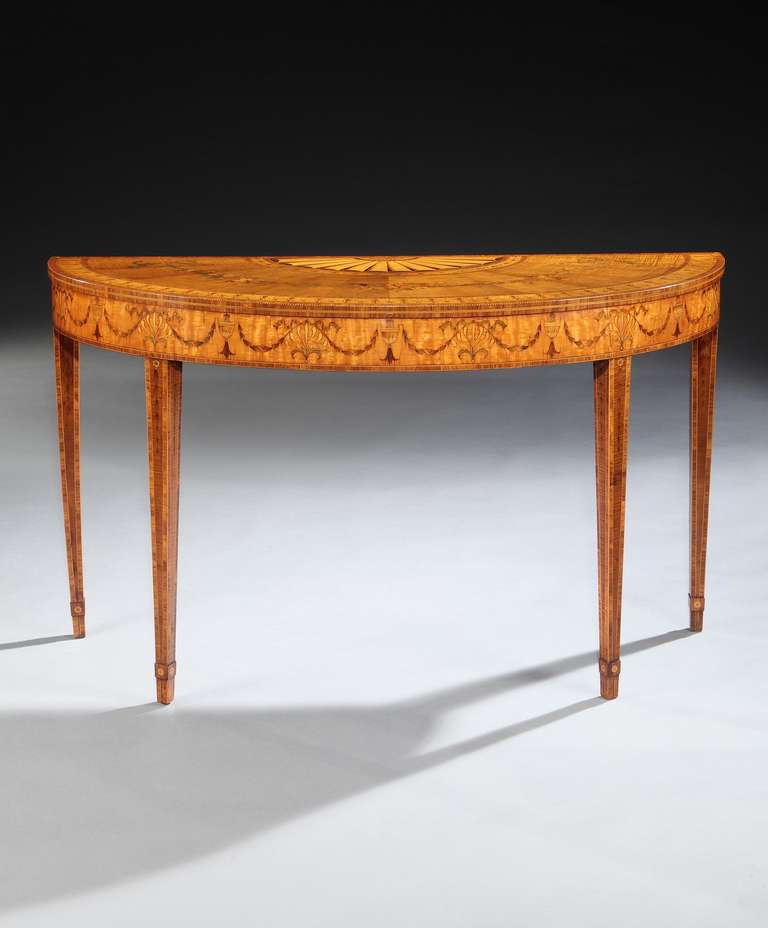 18th Century and Earlier A Pair of Irish George III Side Tables Attributed to William Moore (441001DMW) For Sale
