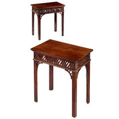 A Pair Of George III Mahogany Centre Tables (4468811) 1