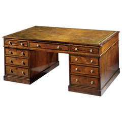 A Regency Mahogany Pedestal Desk (443778) 5