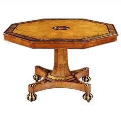 A Mid-19th Century Inlaid Amboyna Center Table (4444901)