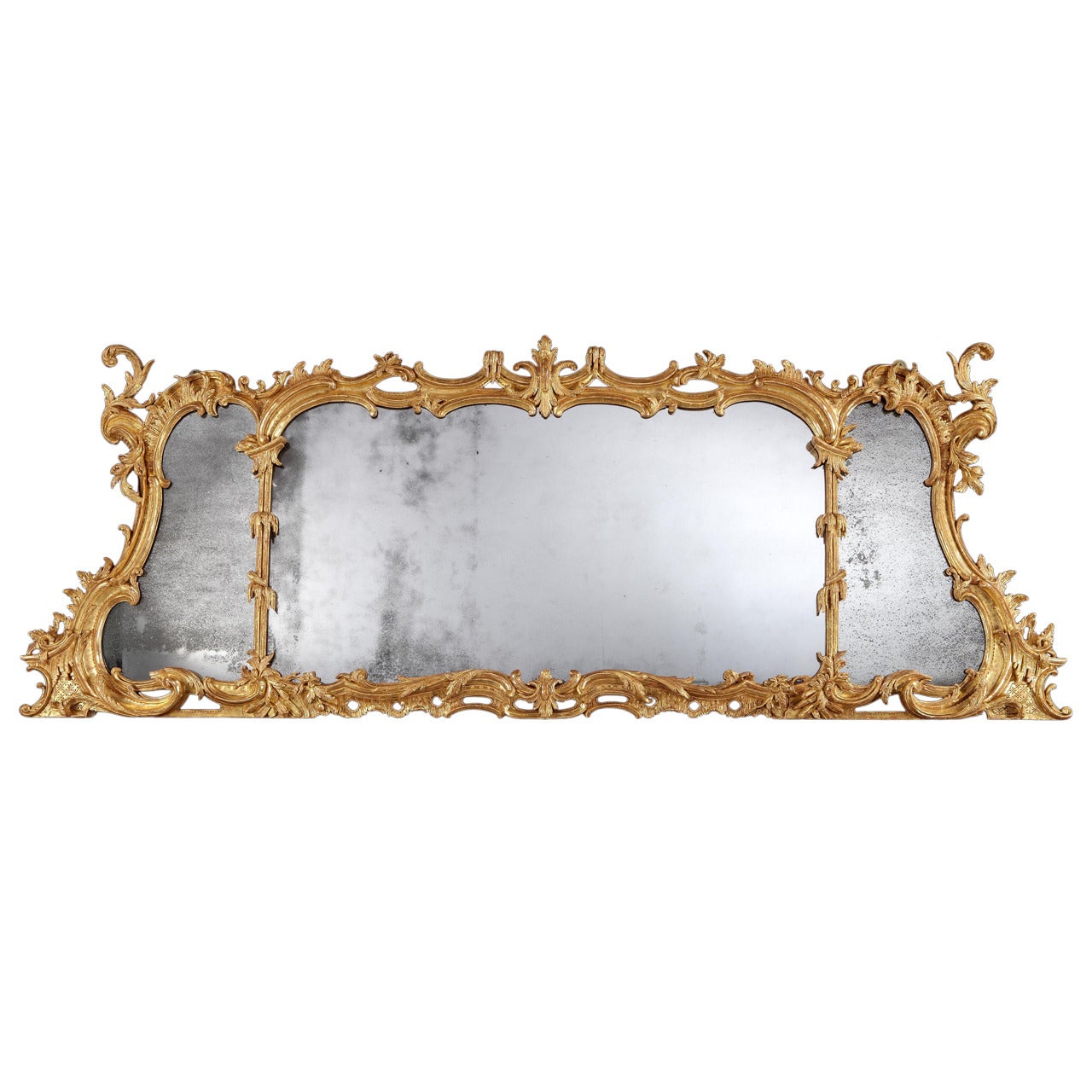 A George II Giltwood Overmantel Mirror (4460821) For Sale