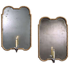 A Pair Of Queen Anne Gilt Gesso Girandoles (4448721) 10