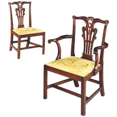 A Set Of Ten George II Mahogany Dining Chairs (4456321) 5