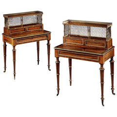 A Pair of Regency, Bonheur Du Jour Attributable to John Mclean (4445911) 3