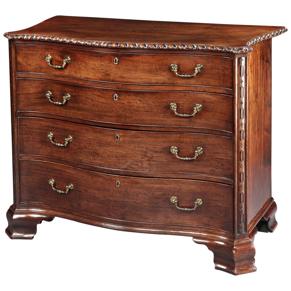 A George II Mahogany Chest Of Drawers (441001jpp) For Sale