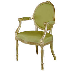 A George III Giltwood Armchair Attributed to Thomas Chippendale (44c9858)