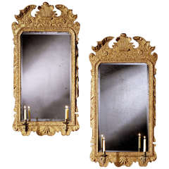 A Pair of George II Gesso Girandoles (4454721)