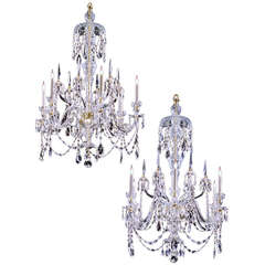 A Pair of Adam Style Chandeliers (4460141)