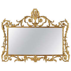 A George III Carved Giltwood Overmantel Mirror (4403811)