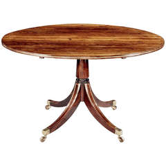 A Regency Rosewood Oval Breakfast Table  (4432321)