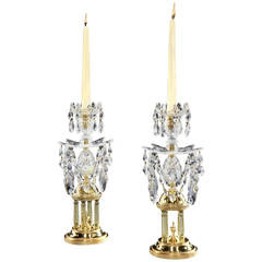 A Pair of George III Cut Glass Temple Candlesticks (4420621)
