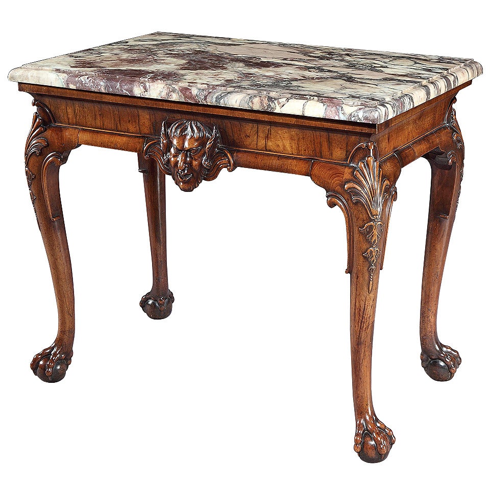 A George II Walnut Side Table Attributed to Giles Grendey (4471631) For Sale