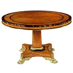 A Regency Ormolu Mounted Amboyna Centre Table (4494731) 8
