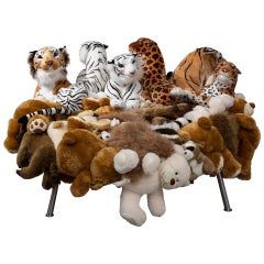 Fernando et Humberto Campana, « tabouret Cake Stool », animaux à volants, toile et acier