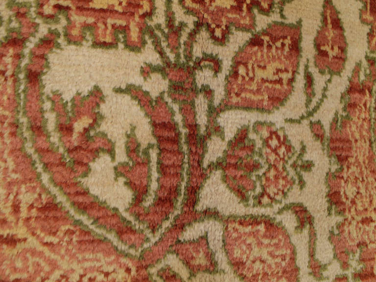 Wool Antique Spanish Rug.