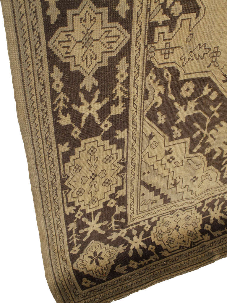 Turkish Old Oushak Rug