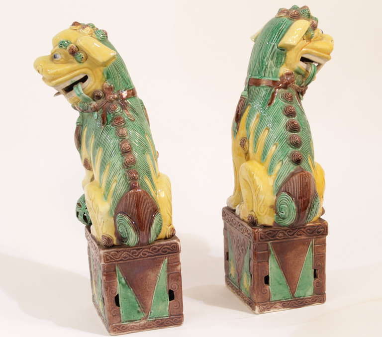 19th Century Foo Dogs In Excellent Condition In Barcelona, ES