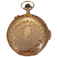 Chronographe Perret & Berhoud, Yellow Gold  Minutes Repeater  Pocket Watch