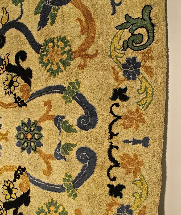 Spanish Savonnerie Art Deco Rug In Good Condition In Barcelona, ES
