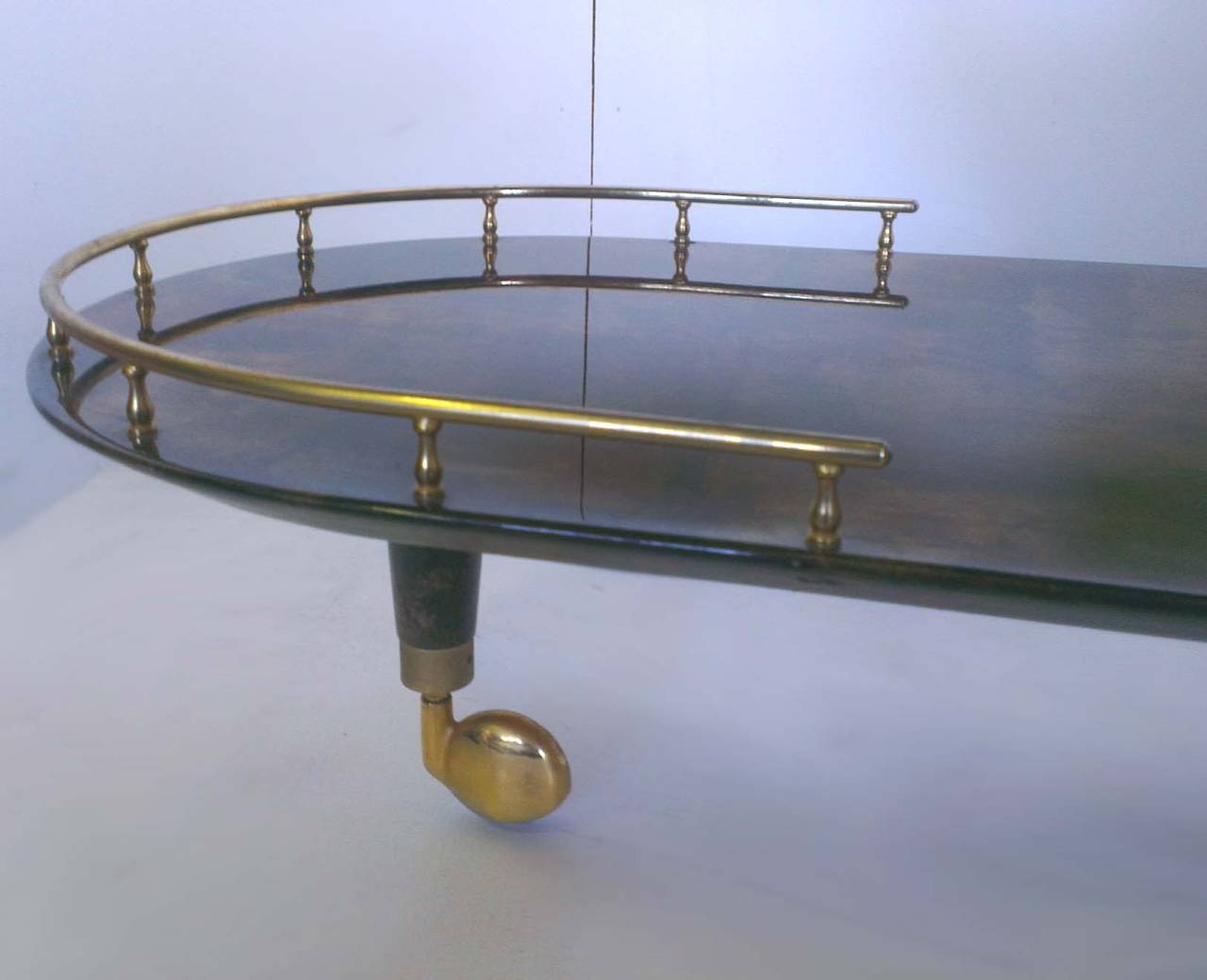 Brass Beautiful Bar Cart by Aldo Tura