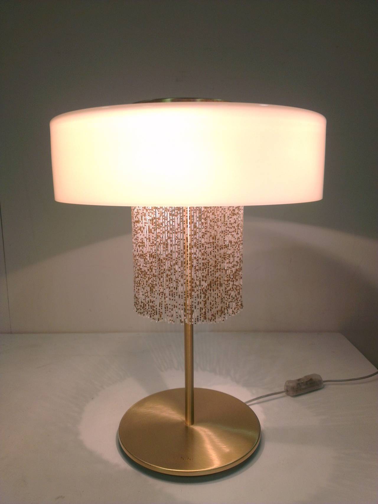 Blown Glass Table Lamp, 