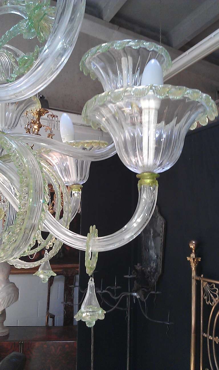 Italian Monumental Murano Chandelier For Sale