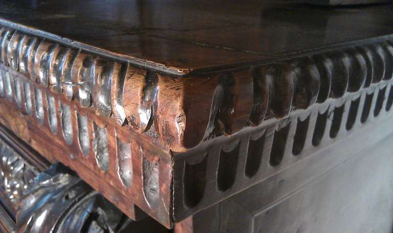 18th Century and Earlier Important 17th Century Genoese Credenza