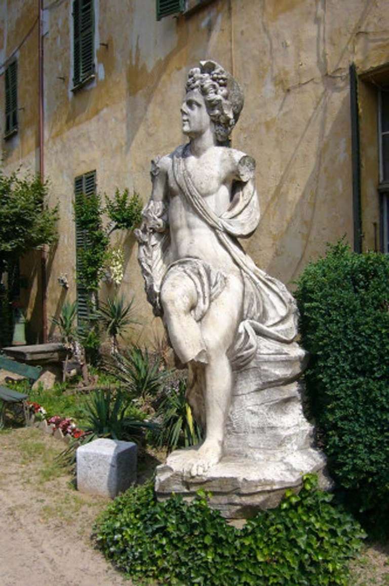 Renaissance Monumental 16th Century Marble Statue
