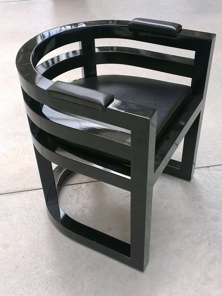 Italian Five Chairs and Five Stools, Designed for the Tom Ford Stores