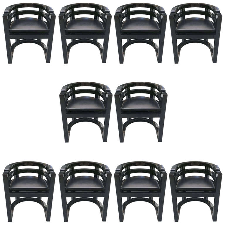 Five Chairs and Five Stools, Designed for the Tom Ford Stores