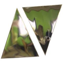 Pair of Triangle Mirrors 1970