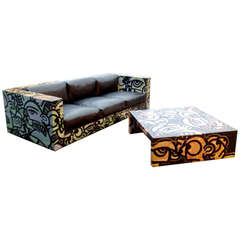 Sofa and Coffee Table by Galo