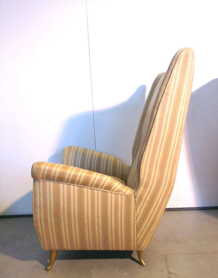 Mid-20th Century Pair of Beautiful Armchairs by  Isa