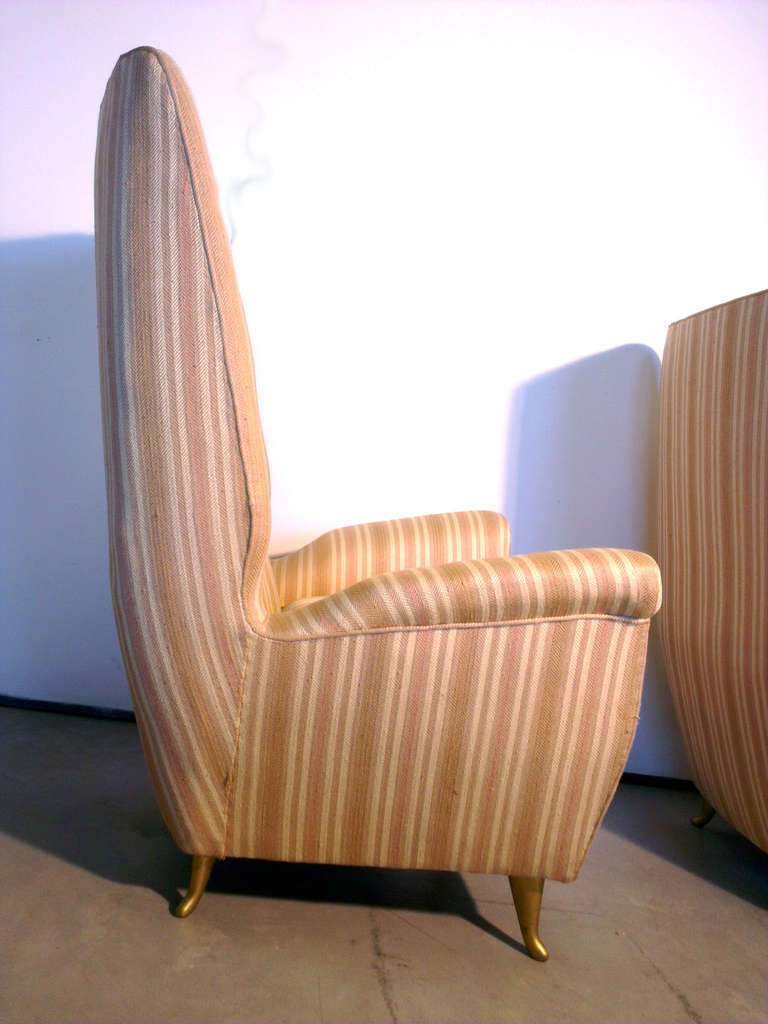Pair of Beautiful Armchairs by  Isa 2