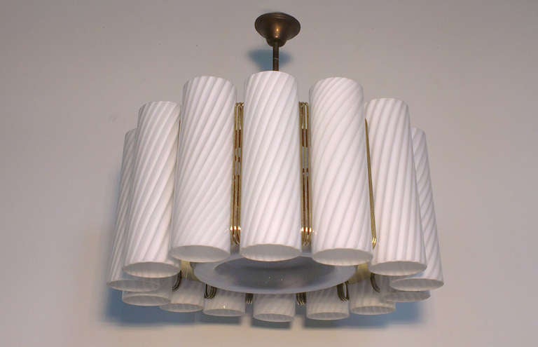 Late 20th Century Three Chandeliers by Venini