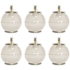 Set of Six Wall Sconces LP7 by Gardella