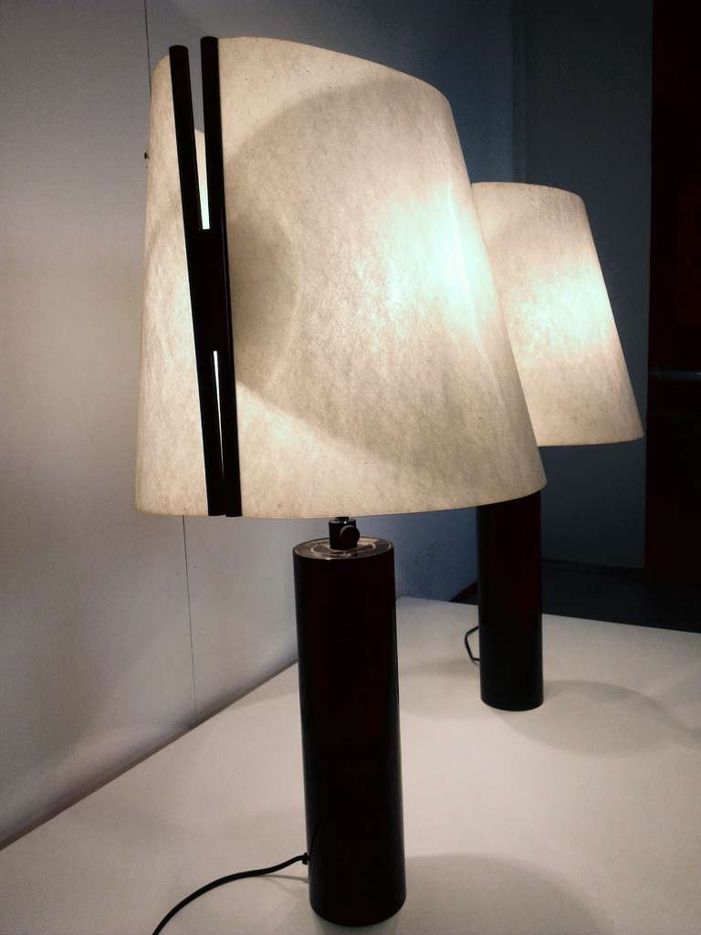 Italian Pair of Stilnovo Table Lamps