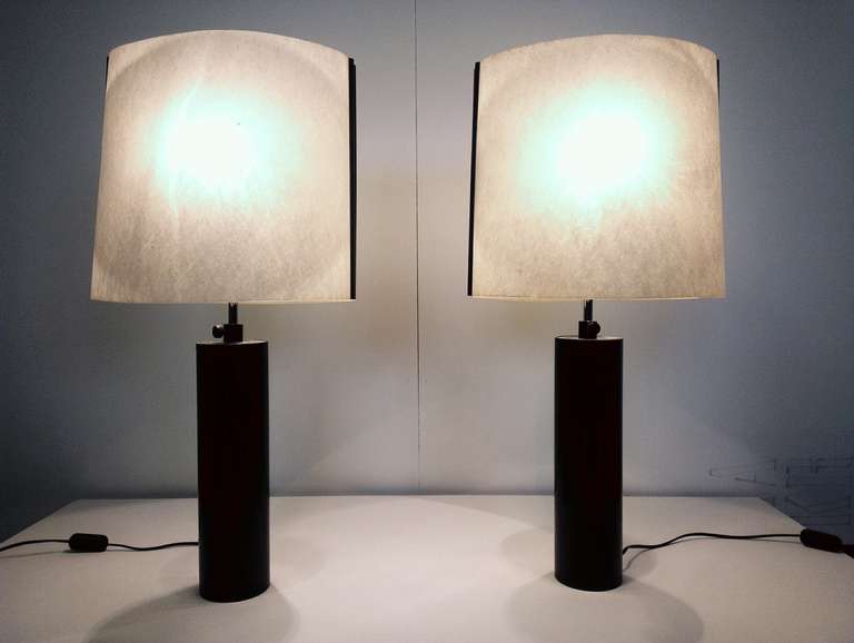 Pair of Stilnovo Table Lamps In Good Condition In Fossano, IT