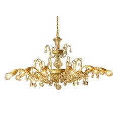 Very Richly Decorated Austrian 1950s Chandelier by Lobmeyr 6