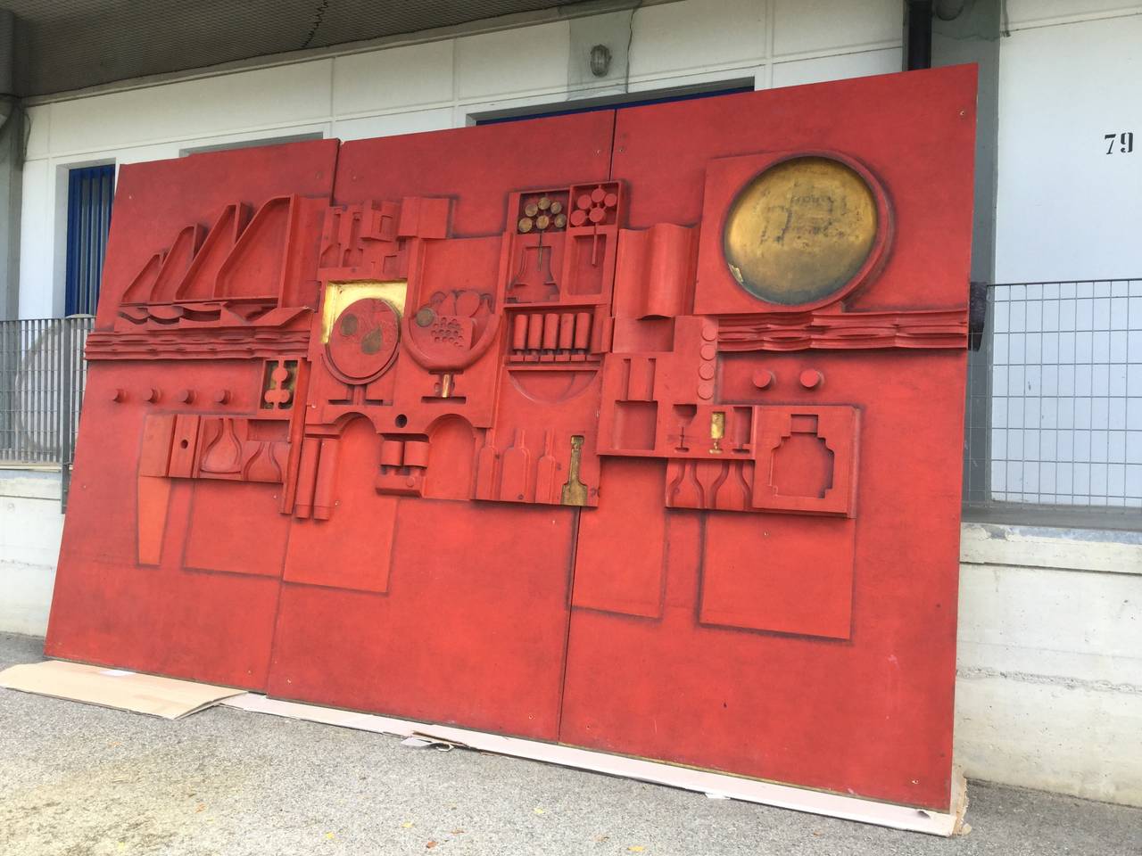 Mid-20th Century Sculptured Wall Panel by Victor Cerrato, 1960 For Sale