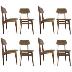 Used Eight Italian Chairs, 1950