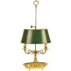 19th Century Gilt-Bronze Bouillotte Lamp