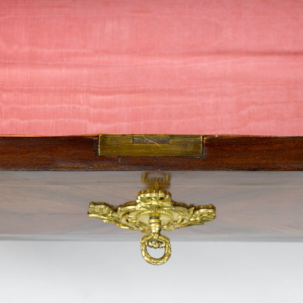 19th Century Gilt Bronze-Mounted Transition Style Commode 2