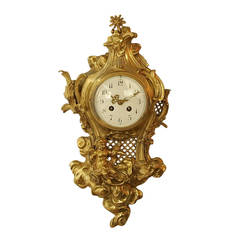 French 19th Century Cartel Clock in the Manner of Philippe Caffieri (1714-1774) 4